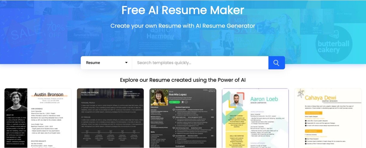 Best Ai Resume Builders To Create Professional Resumes