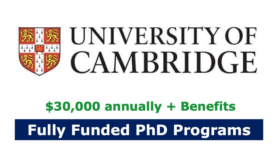 university of cambridge phd programs
